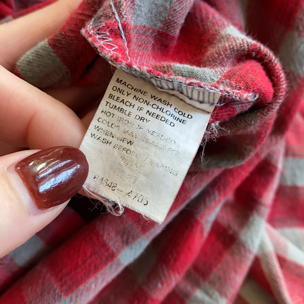 Vintage Levi’s Sutter Creek Plaid Flannel Button Up - Picture 9 of 11